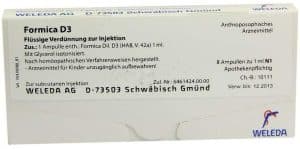 Weleda Formica D3 8 X 1 ml Ampullen