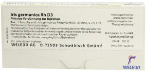 Weleda Iris Germanica Rh D3 Weleda 8 X 1 ml Ampullen