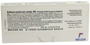 Weleda Kalium Aceticum Comp. D6 8 X 1 ml Ampullen