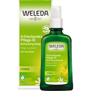 Weleda Körperöl Citrus - erfrischendes Pflegeöl pflegt & zieht schnell ein