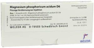 Weleda Magnesium Phosphoricum Acidum D6 8 X 1 ml Ampullen
