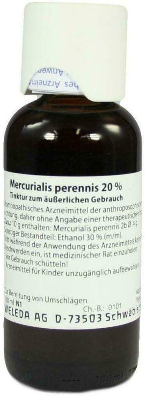 Weleda Mercurialis Perennis 20% 100 ml Tinktur