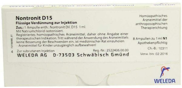 Weleda Nontronit D15 8 X 1 ml Ampullen