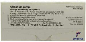 Weleda Olibanum Comp. 8 X 1 ml Ampullen