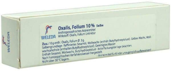 Weleda Oxalis Folium 10% 25 G Salbe