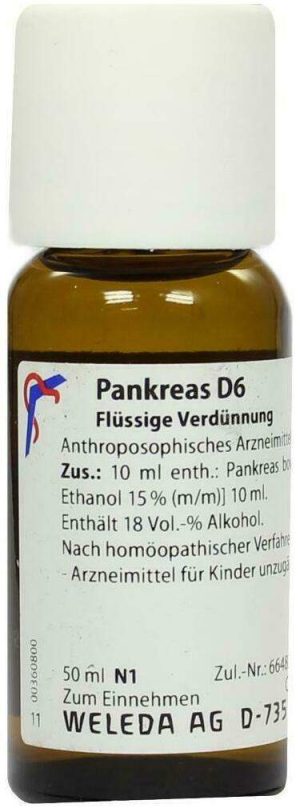 Weleda Pankreas D6 50 ml Dilution