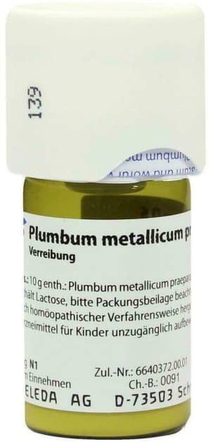 Weleda Plumbum Metallicum Praep. D6 20 G Trituration