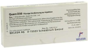 Weleda Quarz D30 8 X 1 ml Ampullen