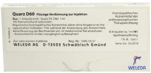 Weleda Quarz D60 8 X 1 ml Ampullen