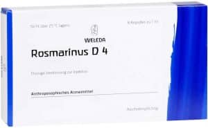 Weleda Rosmarinus D4 8 X 1 ml Ampullen