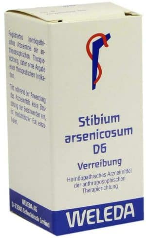Weleda Stibium Arsenicosum D6 20 G Trituration