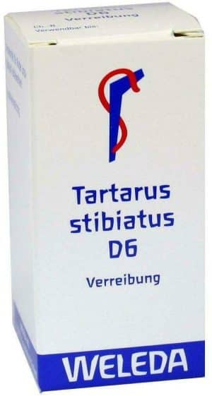 Weleda Tartarus Stibiatus D6 20 G Trituration