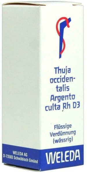 Weleda Thuja Occidentalis Argento Culta Rh D3 20 ml Dilution