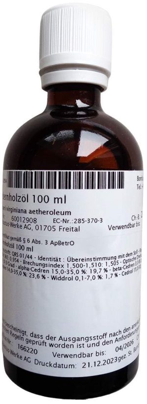 Zedernholz Öl 100 ml