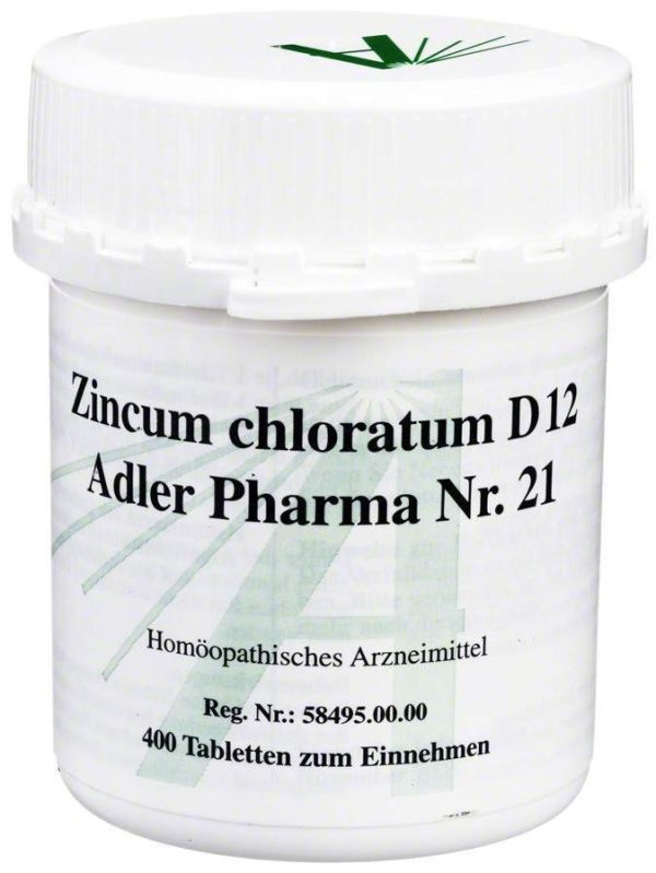 Zincum Chloratum D 12 Adler Pharma Nr. 21 400 Tabletten