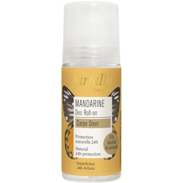 farfalla Deodorant Roll on mit Mandarine