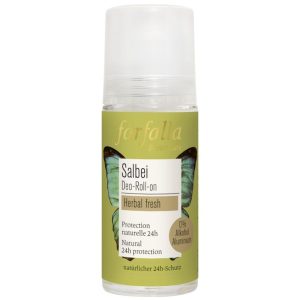 farfalla Deodorant Roll on mit Salbei