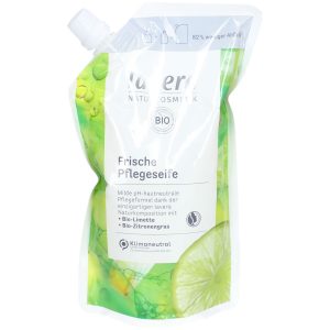 lavera Pflegeseife frisch Bio Limette + Zitrone Nachfüllbeutel